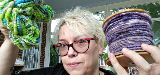 Meet our New Artist in Residence, the Fabulous Christiane Knight of Three Ravens Fiber Studio!